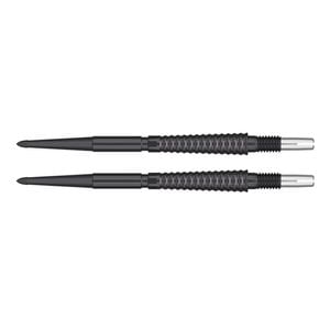 2PK Target Swiss Storm LNC Dart Point Replacement Spare Tip 35mm Black
