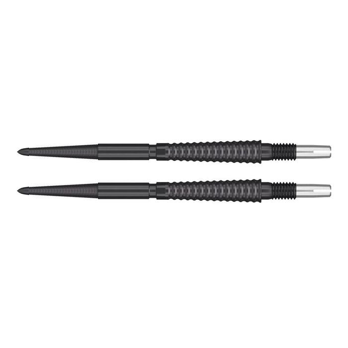 2PK Target Swiss Storm LNC Dart Point Replacement Spare Tip 35mm Black