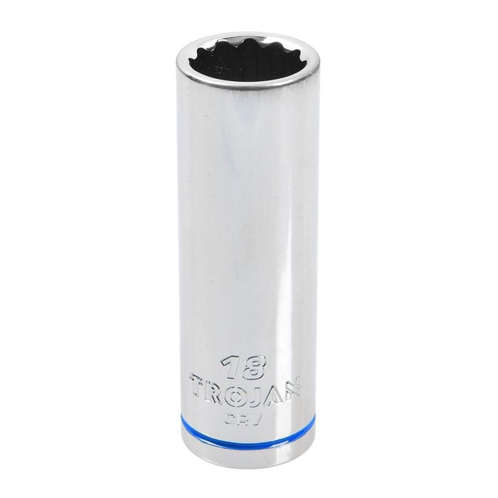 Trojan 18mm 1/2" Drive Deep Loose Socket
