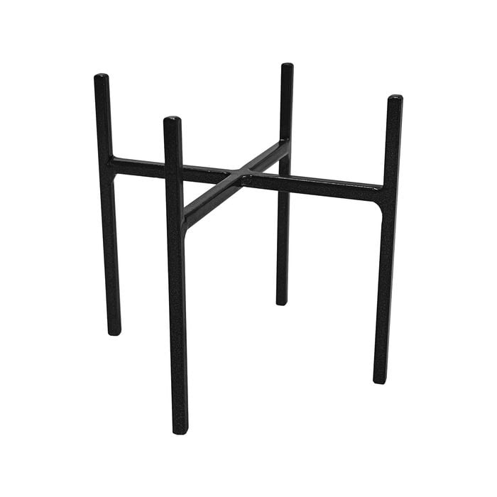 Brunnings 20cm Black Serina Metal Plant Stand