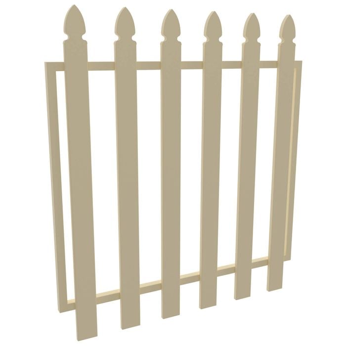 ProtectorAl 975 x 1000mm Primrose Aluminium Bishop Garden Gate