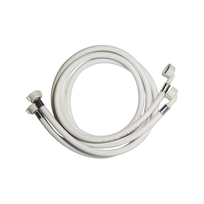 BOSTON 2m Washing Machine And Dishwasher Inlet Hose - 2 Pack
