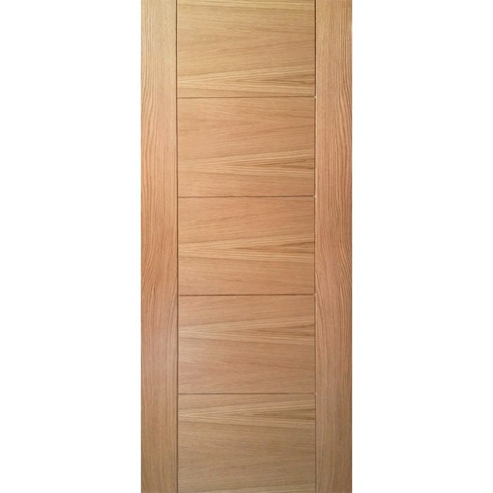 Woodcraft 2040 x 820 x 40mm Entrance Door Oak Veneer UV02