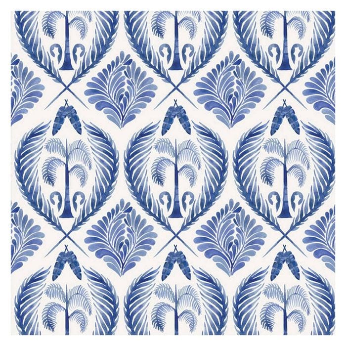 Wallpaper Trader Blue Tropics Roll