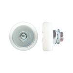Rolltrak 19mm Acetal Flat Roller With Threaded Stud