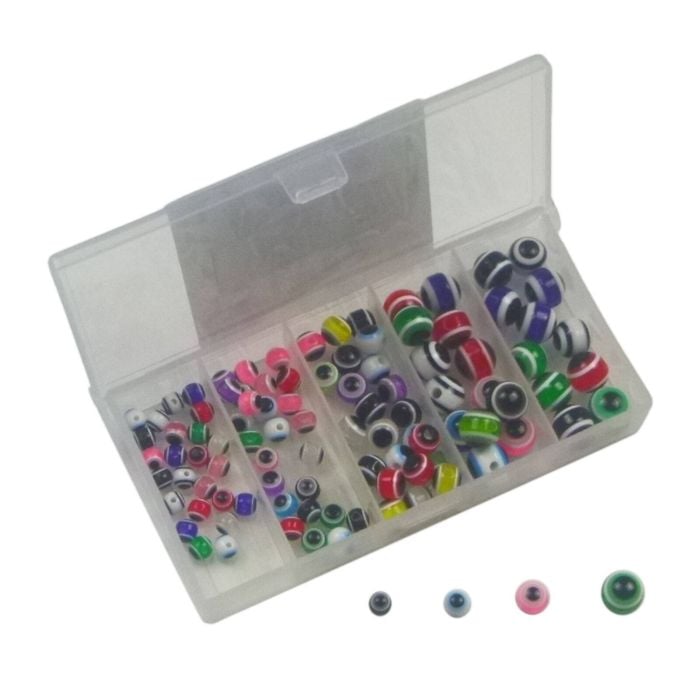 Artizan Hollow Core Lure Eyes. 4, 5, 6, 8mmd, Qty 100