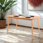 Zinus Jen Solid Wood Dining Table - Natural Coastal