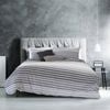 Ardor Rouche Grey Quilt Cover Set Queen
