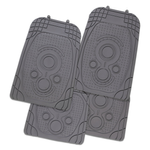MyCar Spectrum 4-Piece Grey Rubber Car Mat