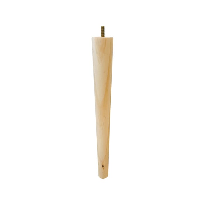 Adoored 53 - 30 x 400mm Round Tapered Pine Furniture Leg