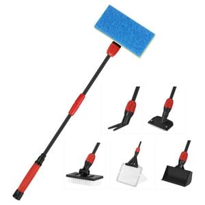 Hygger Aquarium Cleaning Set 6-In-1 Size M - Black | 44 cm | HG-072-M