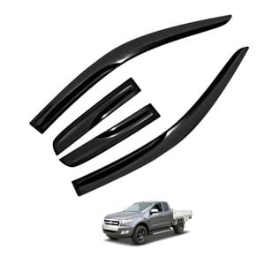 Weathershields for Ford Ranger Extra Super Cab 2011-2022 Weather Shields Wind Deflectors Visor
