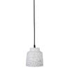 White Terrazzo Style 16CM Concrete Pendant Light