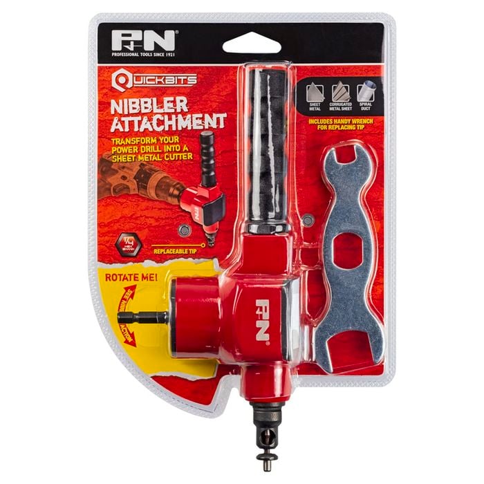 P&N 1/4" Shank Quickbit Nibbler Attachment