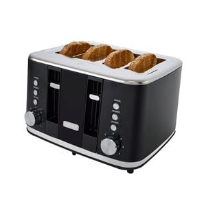 Baccarat The Brekkie Slice 4 Slice Toaster Black