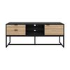 Odence Entertainment Unit - 150cm Oak/Black