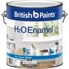 British Paints 4L White Gloss H2O Enamel - 4L