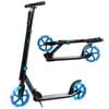 Costway Folding Kick Scooter Pro Stunt Adjustable Heigh w/Rear Break Blue
