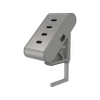 ZGO ZHUB Dual Video HDMI - Silver w/ Power Adapter USB-C