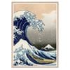 Galrie Katsushika Hokusai's The Great Wave Off Kanagawa - Iconic Ukiyo-e Art Print, Wood Frame, A0 84 x 119cm (33 x 47inch)