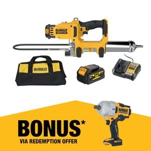 DEWALT 18V XR 2 Speed Grease Gun Kit - DCGG581P1G-XE