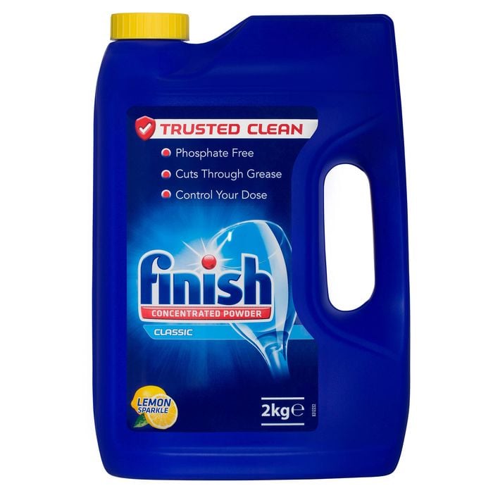 Finish 2kg Lemon Sparkle Classic Concentrated Dishwashing Powder