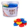 36pc Appetito Alphabet & Numbers Cookie Cutters