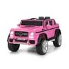 Costway Kids Ride On Car Maybach & Benz 12v Licensed Toy Electric Vehicle - Pink