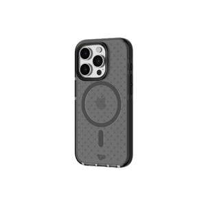 Tech21 Evoclear W/ Magsafe Case For Apple Iphone 15 Pro - Smokey/black