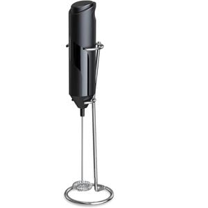 Coffee Milk Frother Handheld Foamer Electric Black