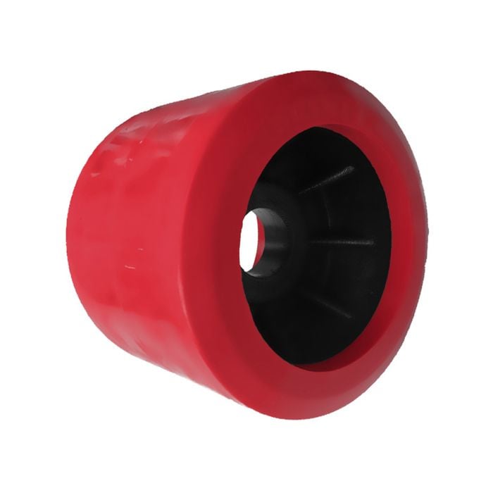 Sunrise Wobble Smooth Roller 4" 26mm Bore  - Red - Wr4sr26