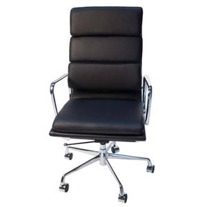 Sk Designer Living | Replica Eames High Back Soft Pad Executive Desk / Office Chair - Black