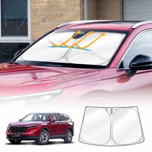 WindScreen Sun Shade for Honda CR-V CRV 2023-Onwards Blocks UV Rays Foldable Wind Screen Sun Visor