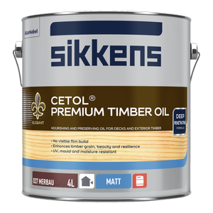 Sikkens 4L Merbau Cetol Premium Timber Oil