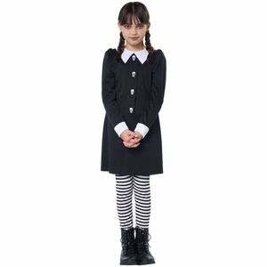 Dreadful Daughter Wednesday Magic Horror Movie Halloween Child Girls Costume L