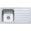 Mondella Concerto Single Bowl Sink and Drainer with Overflow Kit