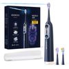Soocas Neos II Ultra 3-in-1 Sonic Electric Toothbrush with Built-in Water Flosser, Midnight Blue