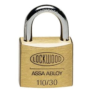 Lockwood 30mm Solid Brass 110 Series Padlock