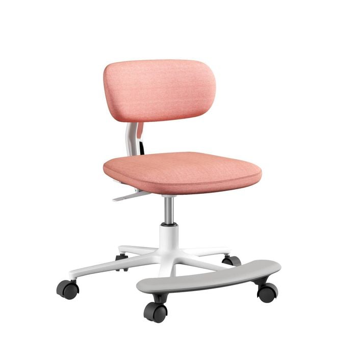 Ufou Cassia Ergonomic Childrens Kids Study Chair Coral Red
