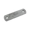 Sunrise Shackle Plate Suit 45mm Spring 1/2" Hole - 113mm Zinc - Sp45n113g