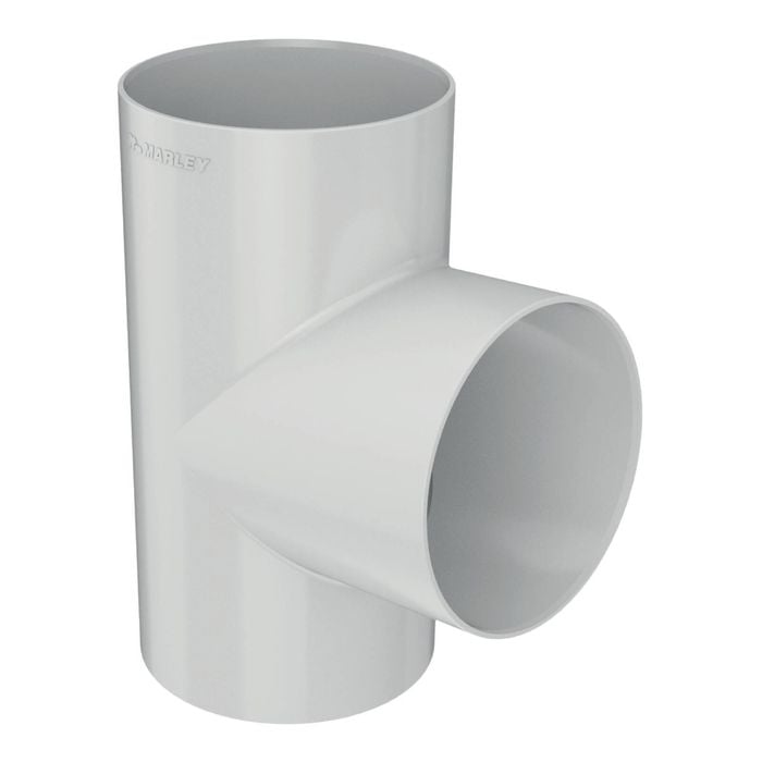 Marley 95° 80mm Gull Grey Junction
