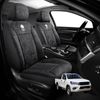 Australian Goose Edition Front Seat Covers for Toyota Hilux Single Cab 2015 - Current - Suede, Universal Fit - Black