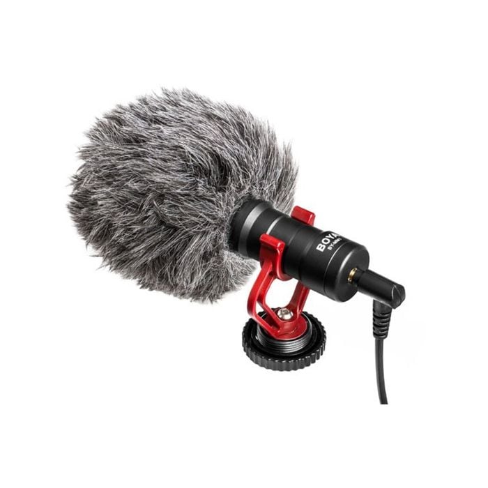 Boya BY-MM1 Cardioid Shotgun Lavalier Microphone For Camera Smartphone