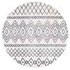 The Rug Connection Jaya 453 Off White 200x200cm - Medium Round Coastal Pet Friendly Indoor Rug
