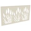 ProtectorAl 300-940h x 941-1840w Surfmist Bullrush Framed Composite Decorative Panel