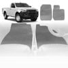 6D Diamond Car Floor Mats for Isuzu D-Max Single Cab 2012-2020-Front Set-Grey-Outback GT