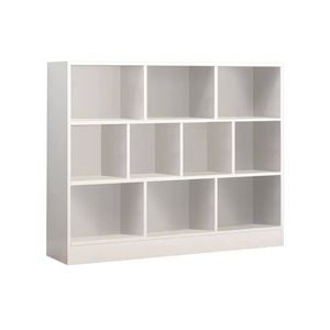 Foret Bookshelf Bookcase Display Shelves Storage Stand Rack Stand Bookcase White 140cm