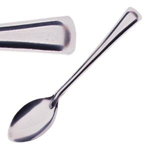 Nisbets Essentials Budget Teaspoons 18/0 Stainless Steel Dishwasher Safe 135mm 120 Pack