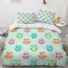 3D Green Owl 167 Bed Pillowcases Quilt King Single Size