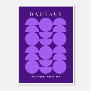 Galrie Bauhaus Exhibition Art Print - July 19, 1923 - Modernist Geometric Design, Poster Only, A1 60 x 84cm (23 x 33inch)